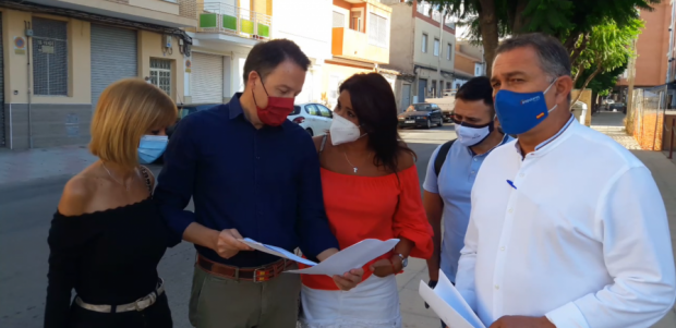 El alcalde del PSOE suprime sin previo aviso ni informar a los vecinos los fondos para la renovación urbana del Camino Viejo del Puerto y calles adyacentes